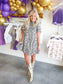 Theo Tiger Print Collared Dress