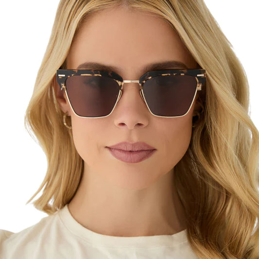 Capri Diff Sunglasses - Espresso Tortoise