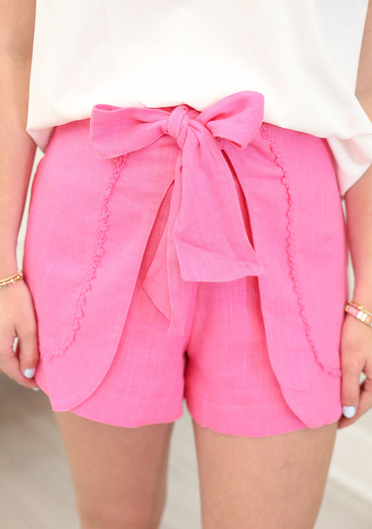 Wrap Front Shorts