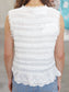 Nayeli Shirred Top With Lace Detail