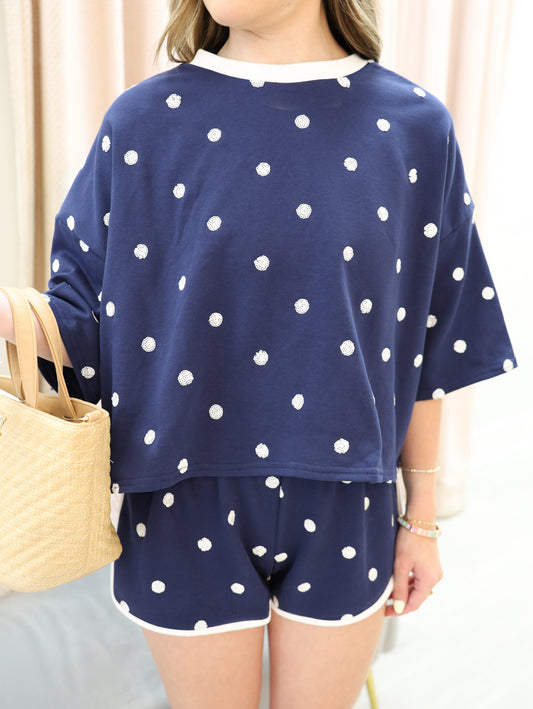 Sequin Polka Dot Set
