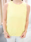 Sleeveless Keyhole Back Top