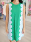 Brynna Scalloped Dress