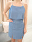 Ruffle Dress With Side Slits
