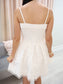 Smocked Strapless Eyelet Mini Dress