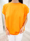 Cotton Spandex Cap Sleeve Top