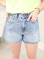 A-line Denim Shorts