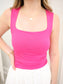 Square Shirred Top