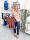 Penny Peplum Top