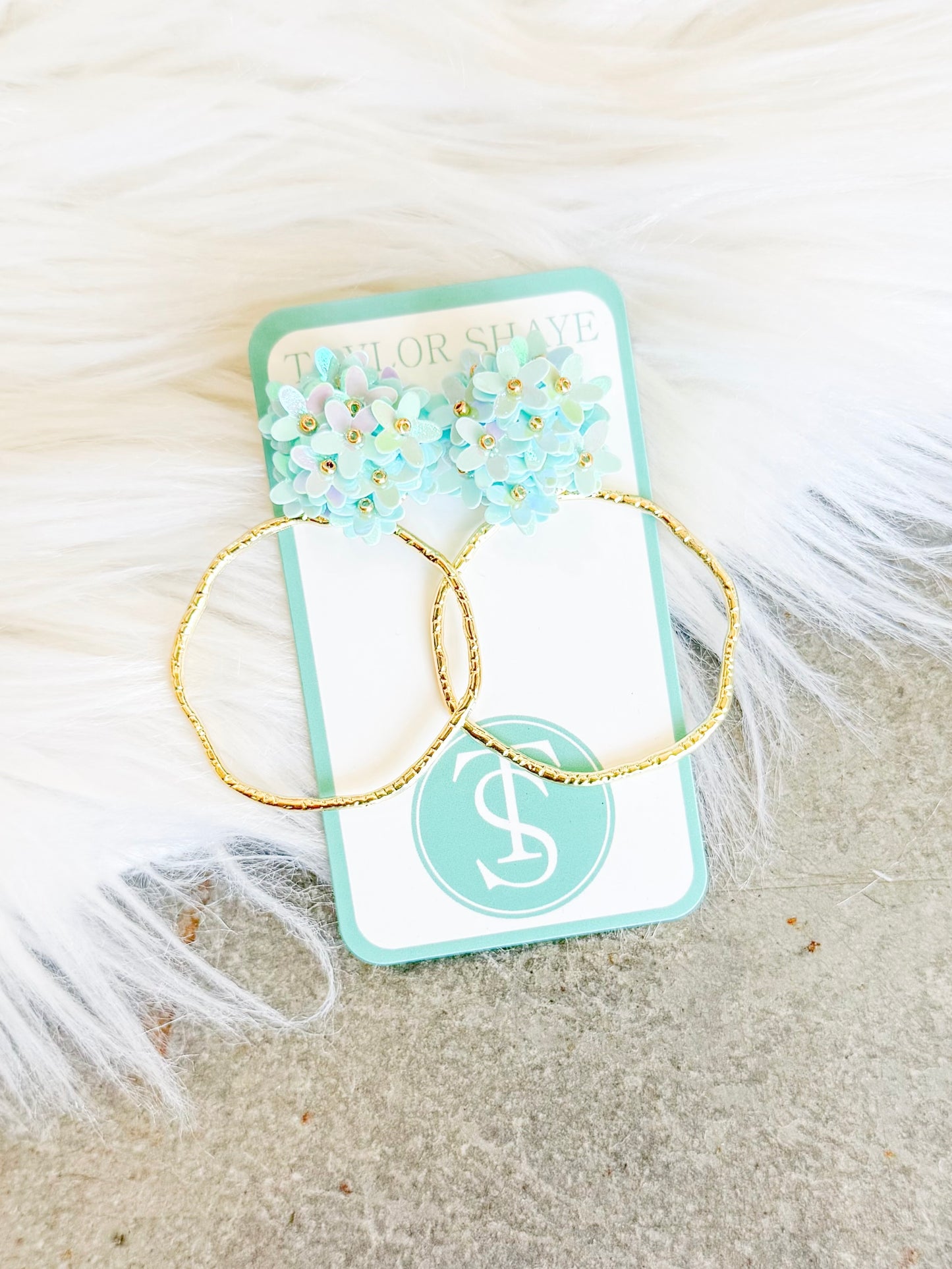 Flower Round Hoops