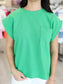 Evie Everyday Round Front Pocket Top