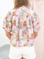 Shelly Floral Button Down Top