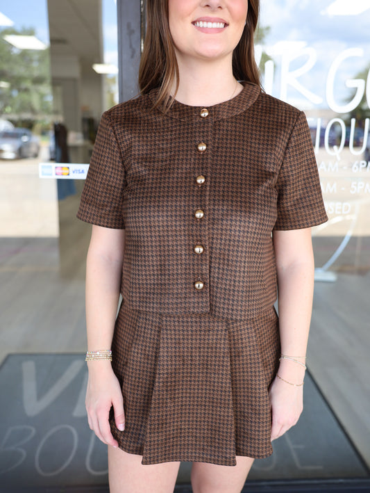 Grayson Front Button Top
