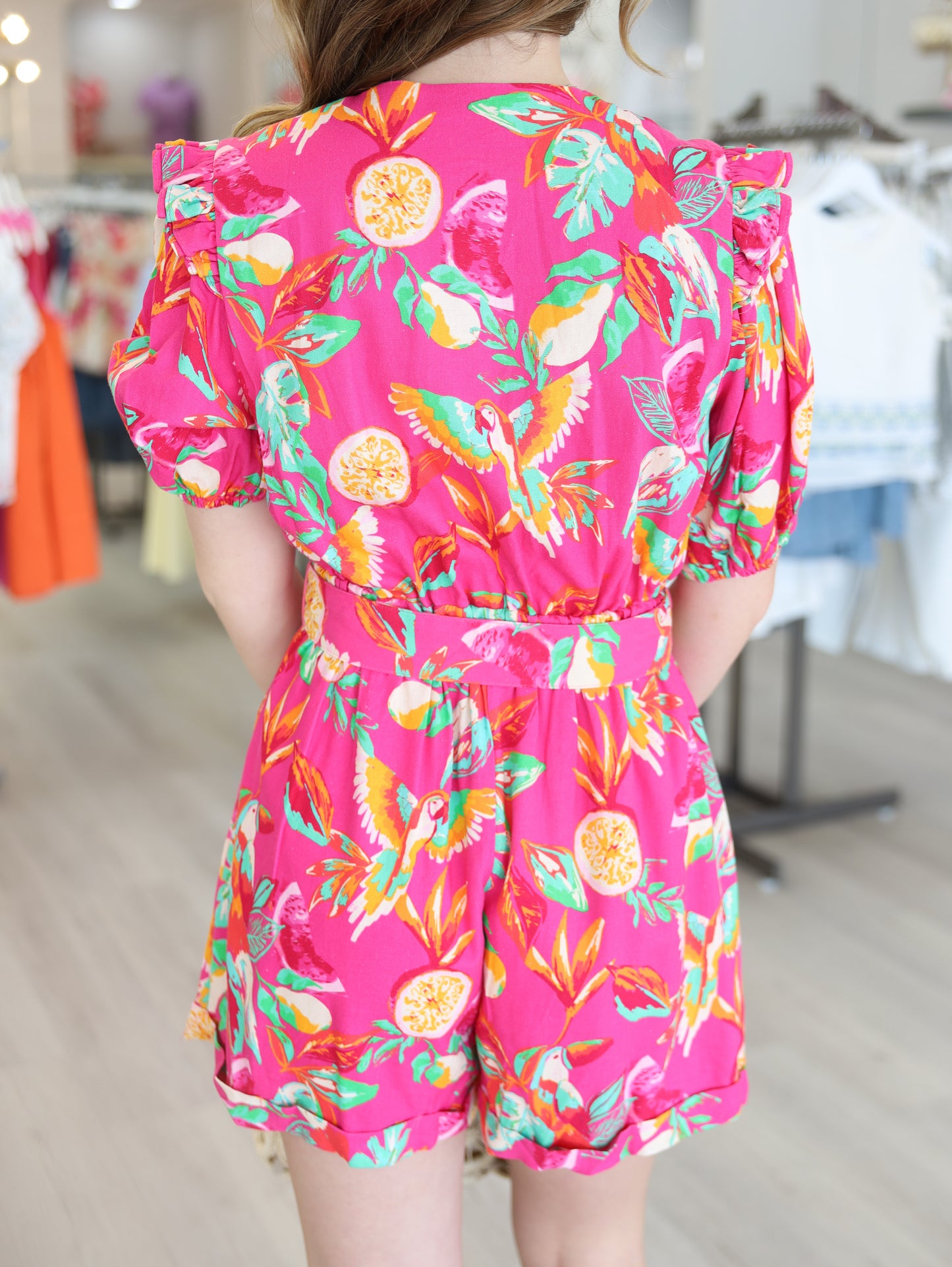 Arlette Belted Romper