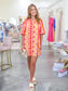 Margo Printed Button Down Shift Dress