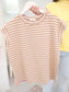 Striped Cap Sleeve Top