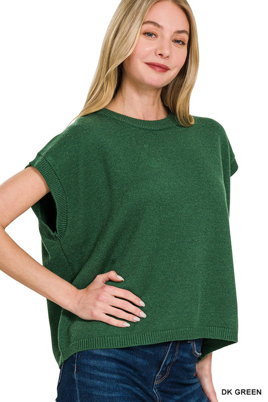 Oversized Sweater Vest