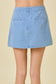 Country concert bottom, family pictures bottom, trendy skirt, bow skirt, pleated skirt, denim skirt, denim mini skirt with bows, denim mini skirt with please, high waisted denim skirt