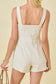 Denim romper, country concert outfit, flattering denim romper, boots on the bayou, day and moon romper