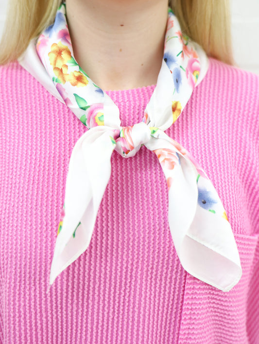 Floral Print Scarf