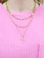 Cross Layered Necklace