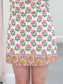 Floral Print Contrast Hem Skirt