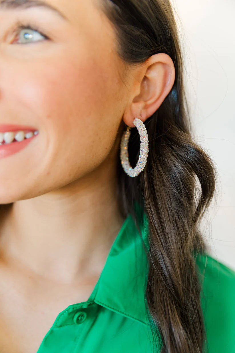 Glitter Hoops