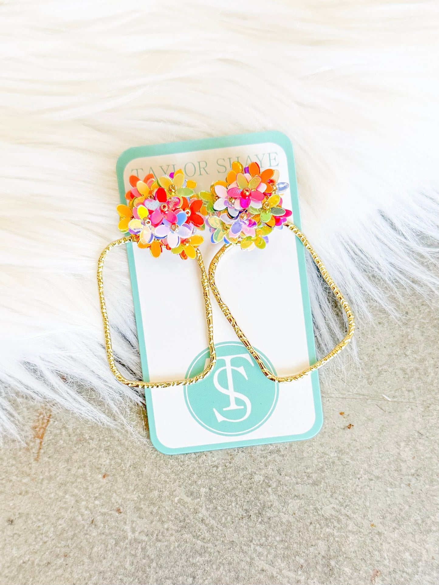 Flower Rectangle Hoops