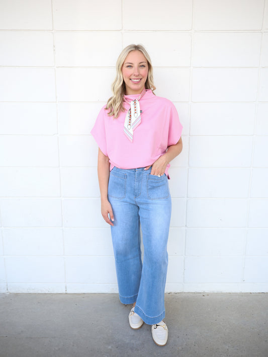 Maren Mock Neck Top