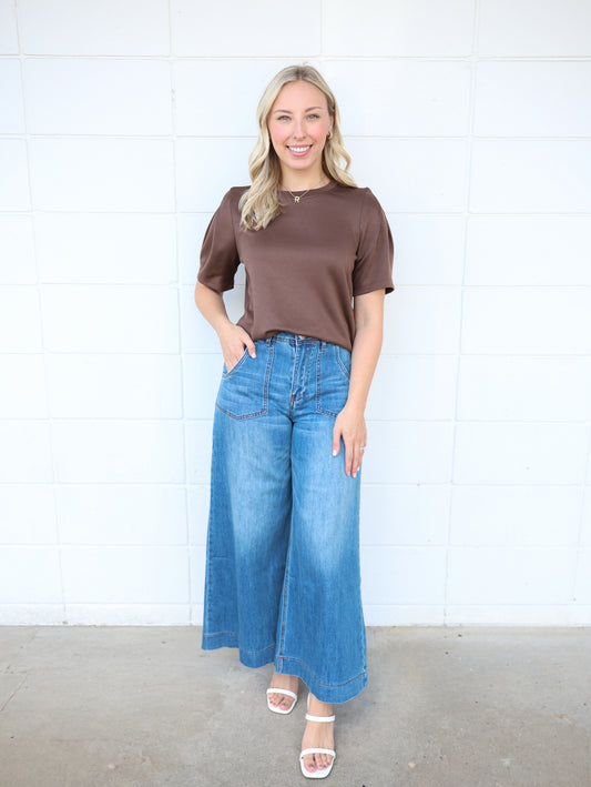 Fern Puff Sleeve Tee