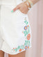 Shelly Embroidered Top & Shorts Set