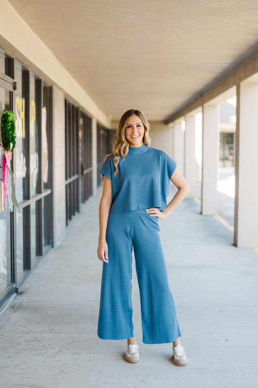 Short Sleeve Top & Pant Set