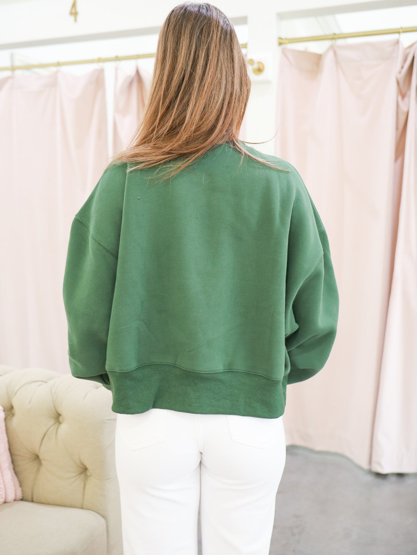 Lucky. Puff Boxy Sweatshirt
