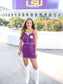Torrie Scalloped Tank & Skirt Set