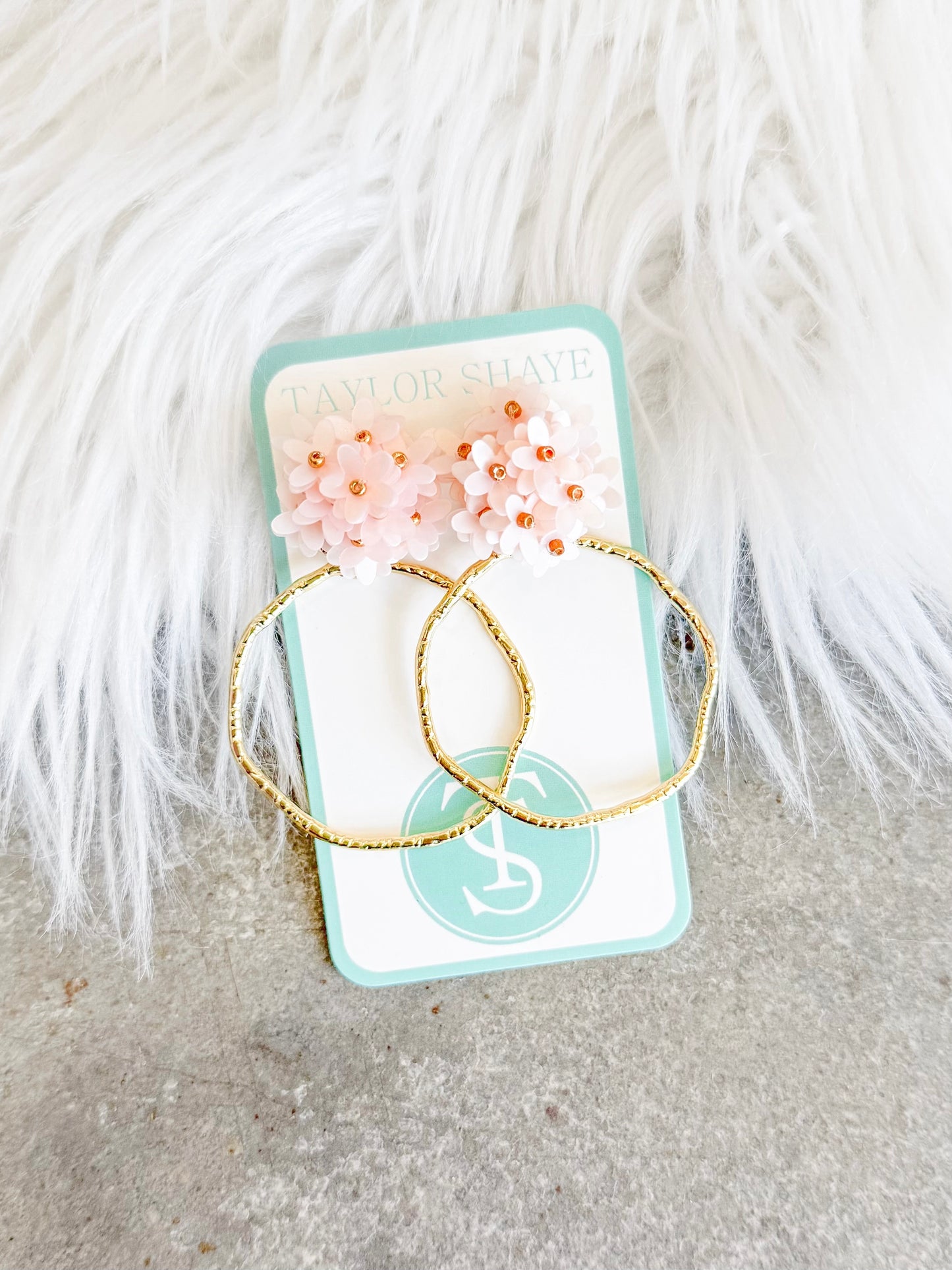 Flower Round Hoops