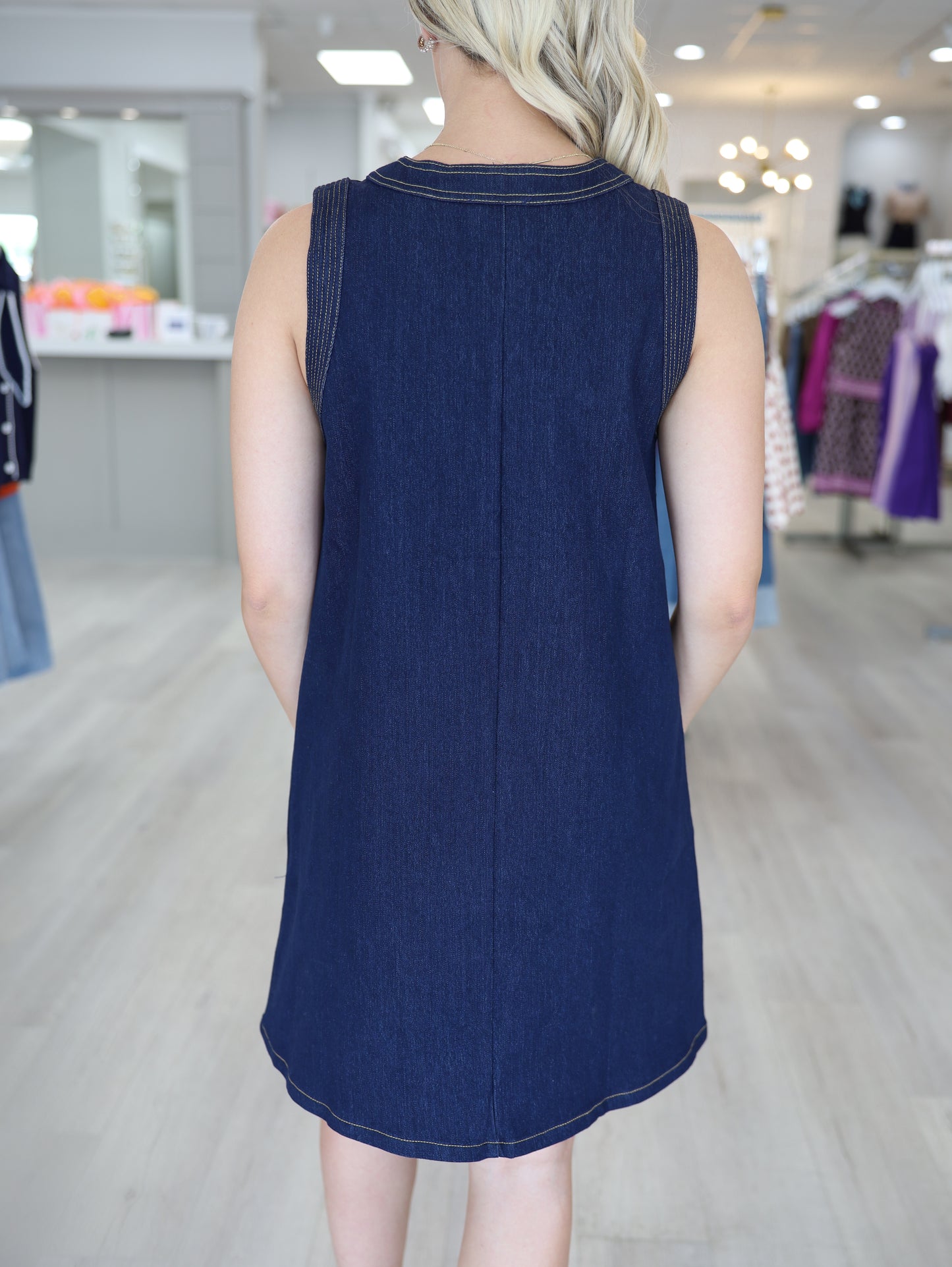 Haisley Mini Denim Dress