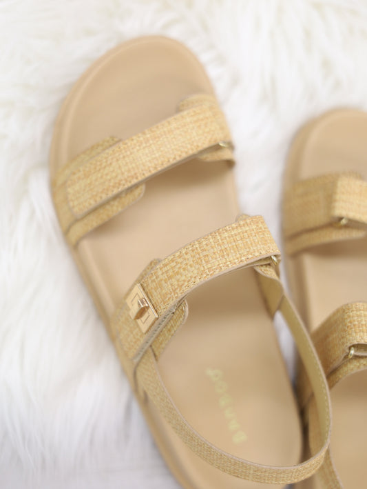 Double Velcro Strap Sandal