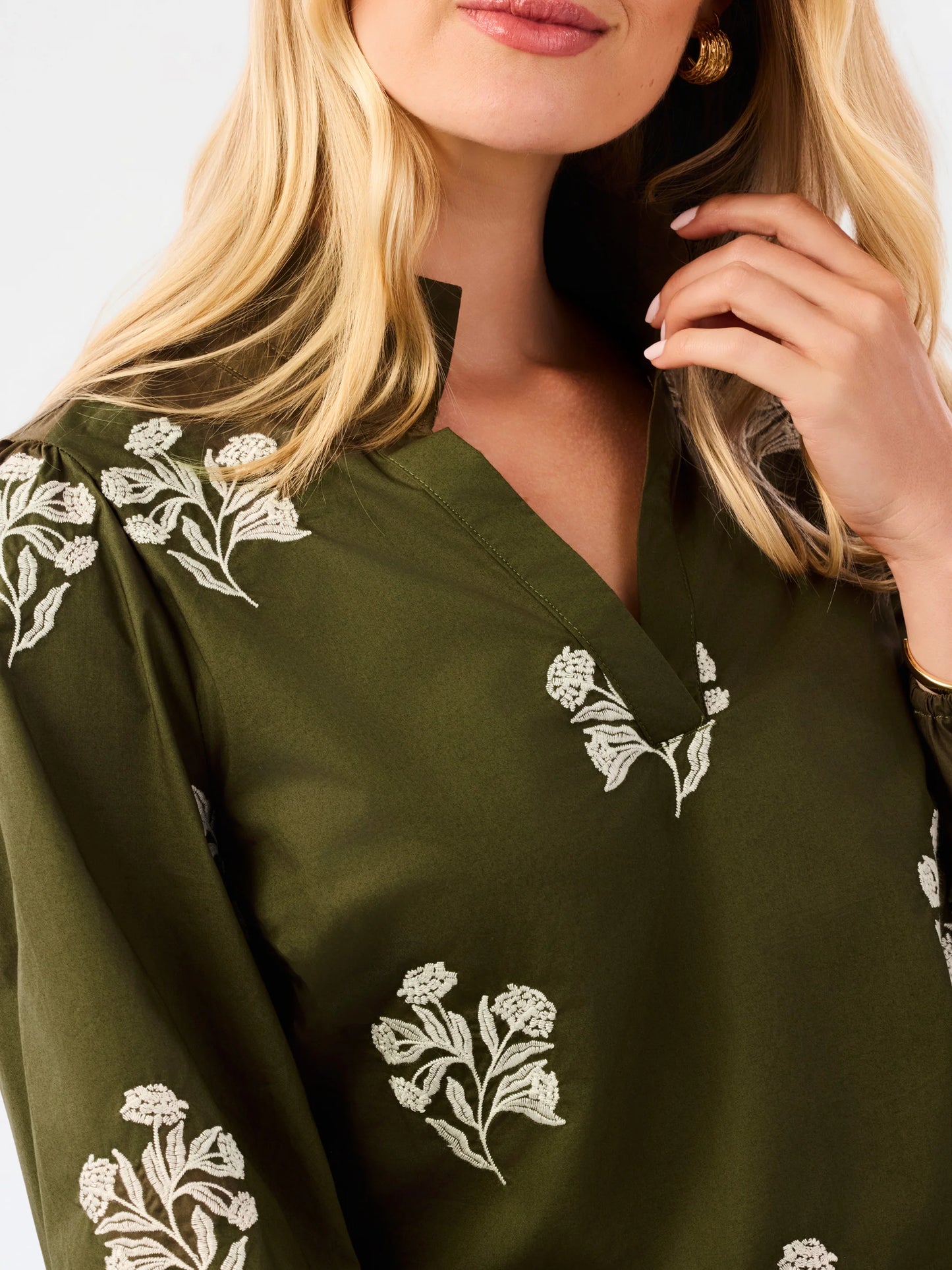 Kayla Embroidered Blouse