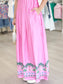 Pleated Maxi Dress