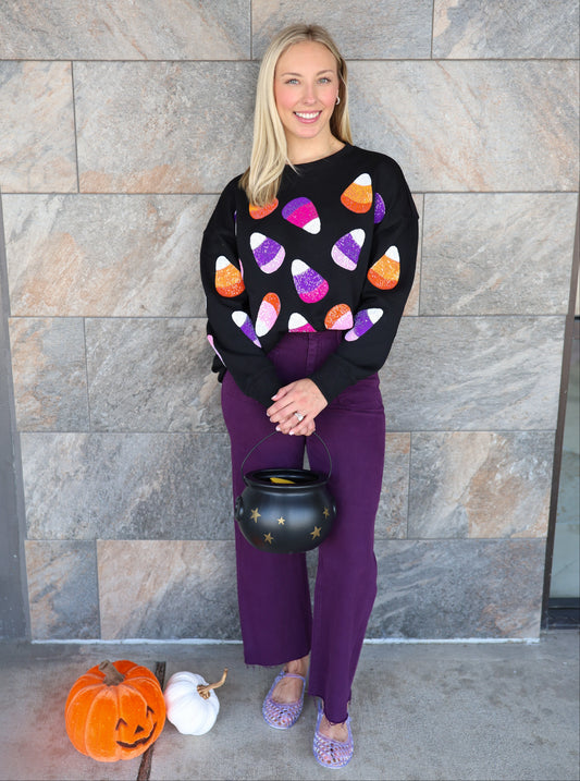 Candy Corn Queen Sweatshirt