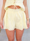 Embroidered Cami Top and Shorts Set