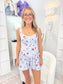 Cherry Gingham Romper