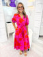 Floral Tiered Midi Dress
