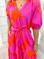 Floral Tiered Midi Dress