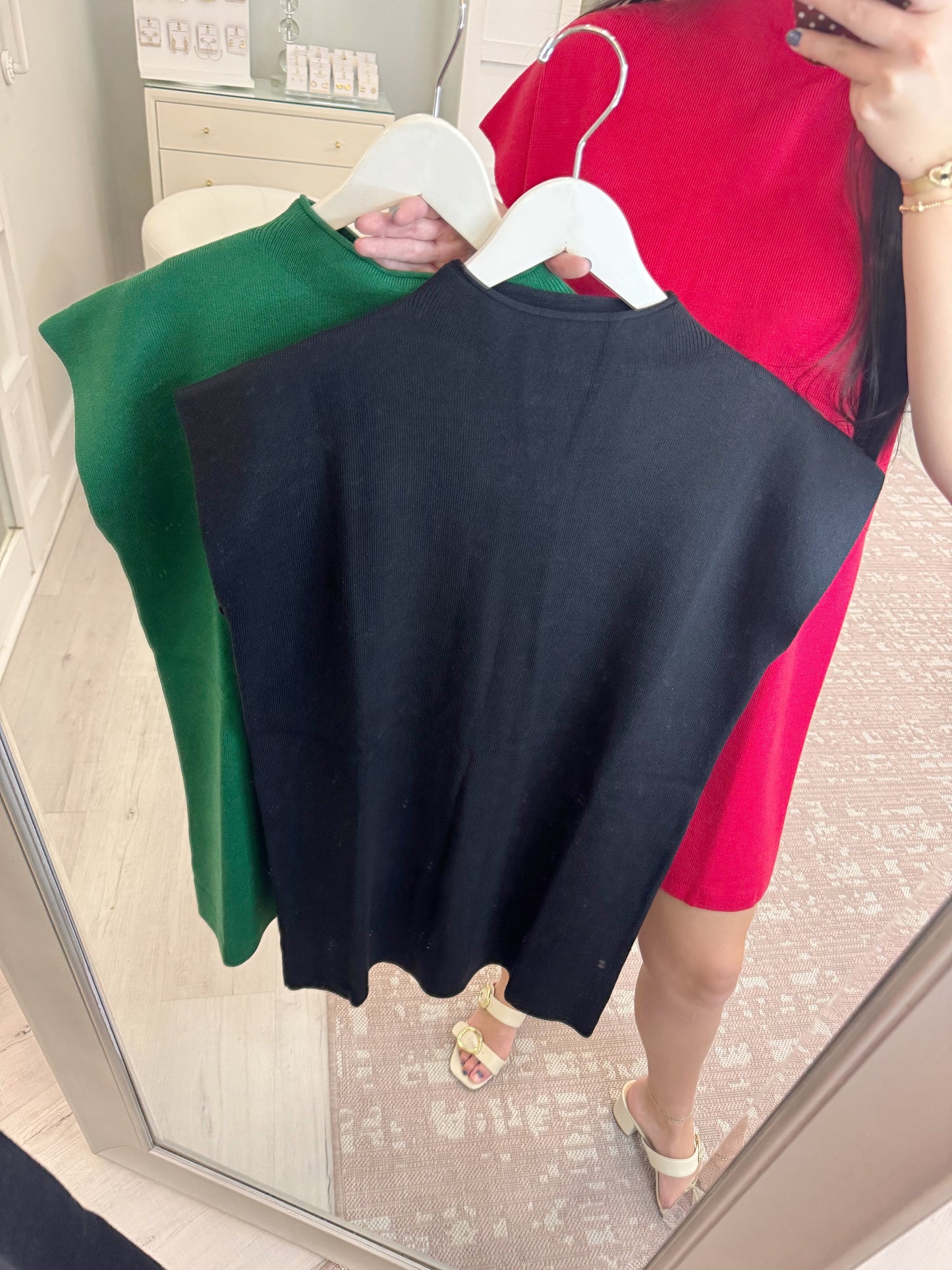 Mock Neck Sweater Dress