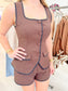 Tailored Vest Romper