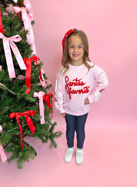 Youth Santa's Favorite Sweatshirt