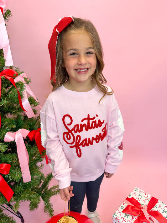 Youth Santa's Favorite Sweatshirt