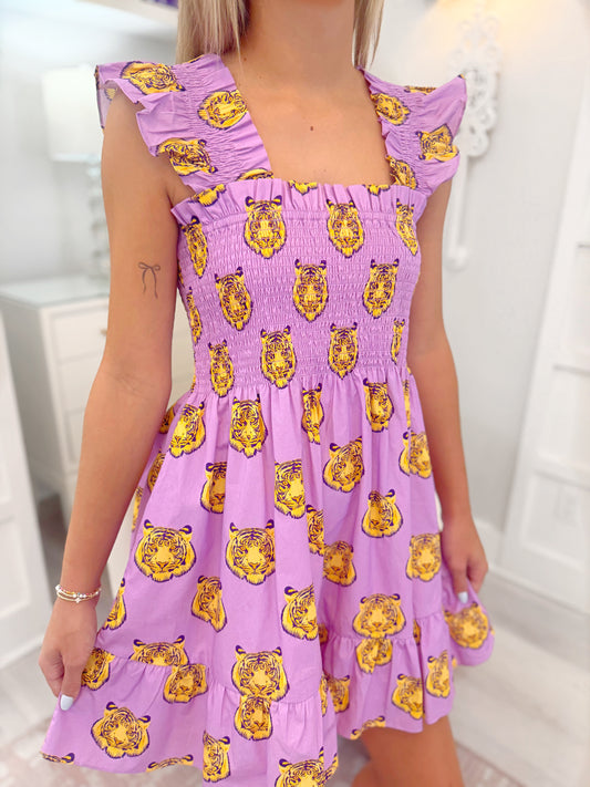 The Poplin Smocked Dress