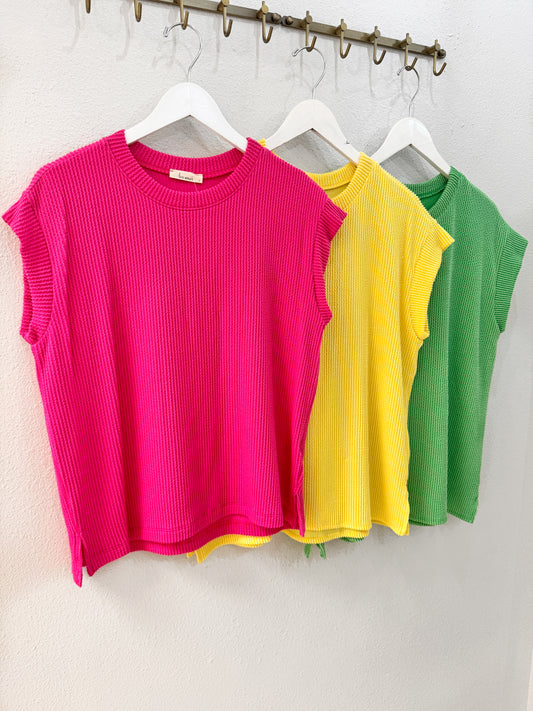 Solid Ribbed Top
